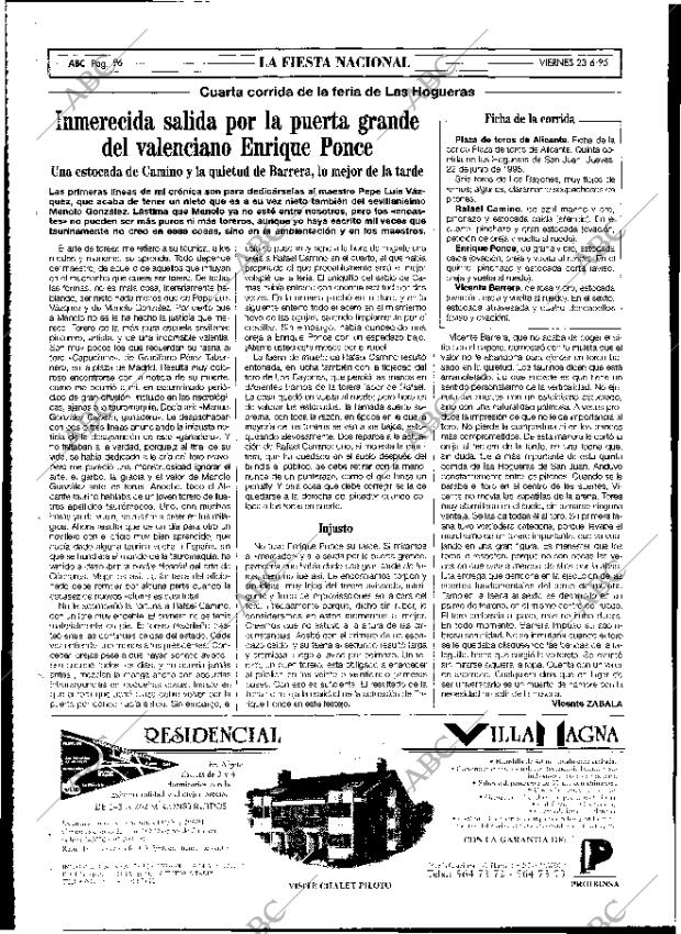 ABC MADRID 23-06-1995 página 96