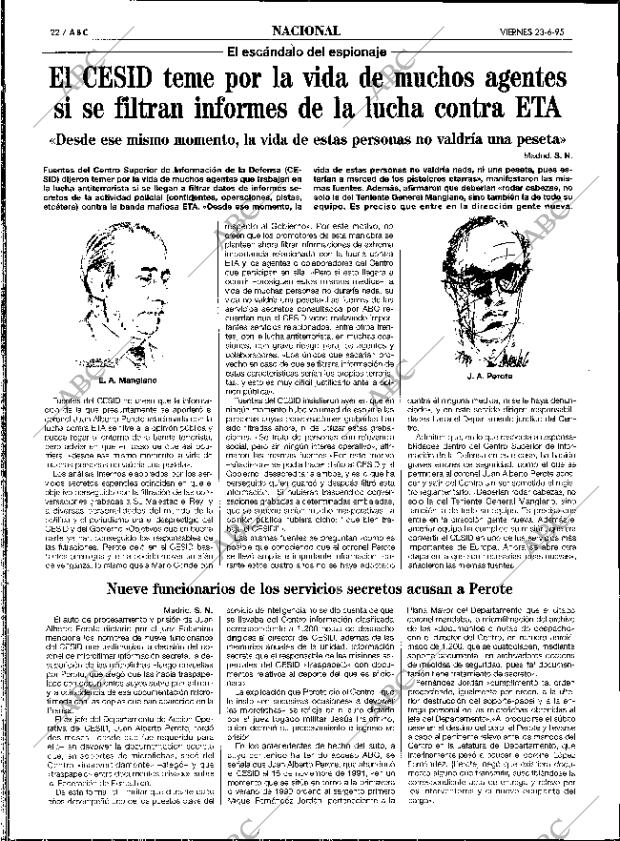 ABC SEVILLA 23-06-1995 página 22
