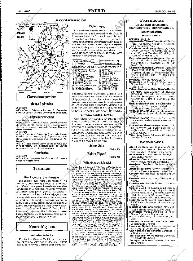 ABC MADRID 24-06-1995 página 68