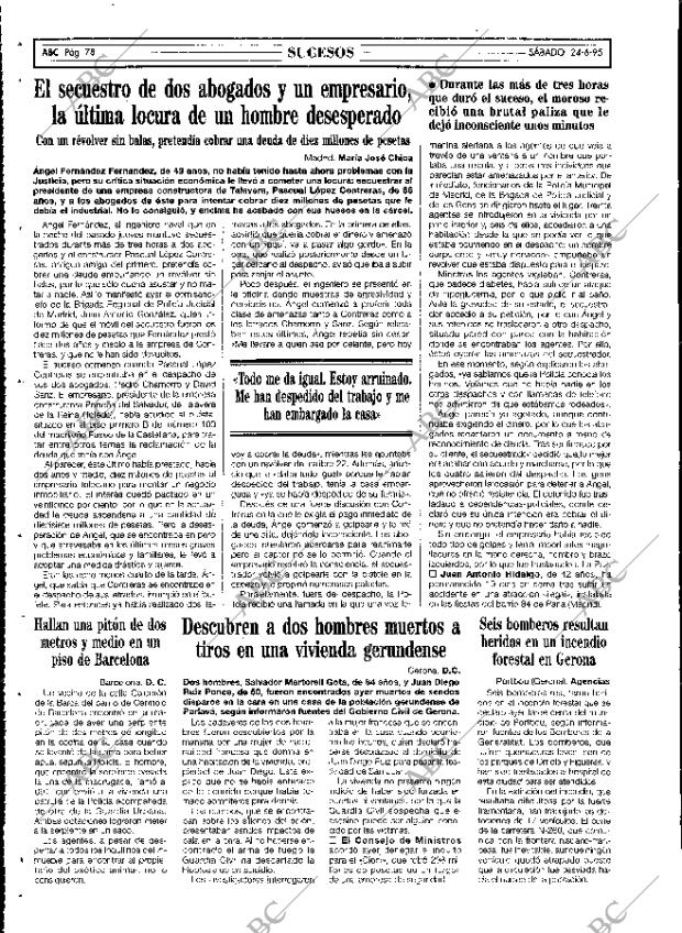 ABC MADRID 24-06-1995 página 78