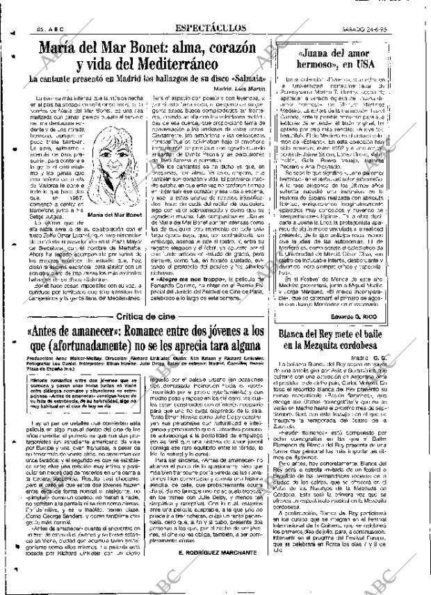 ABC MADRID 24-06-1995 página 86