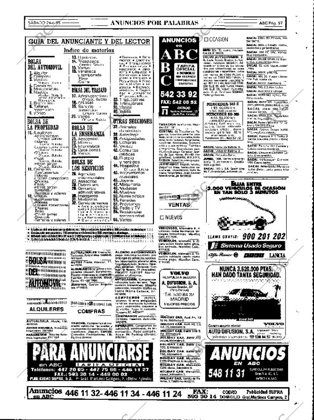 ABC MADRID 24-06-1995 página 97