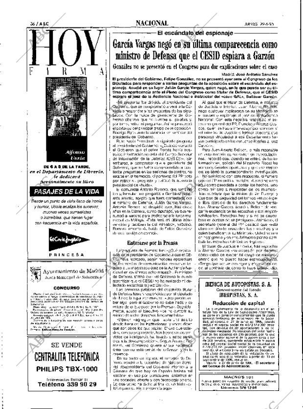 ABC MADRID 29-06-1995 página 36