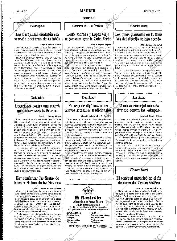 ABC MADRID 29-06-1995 página 84