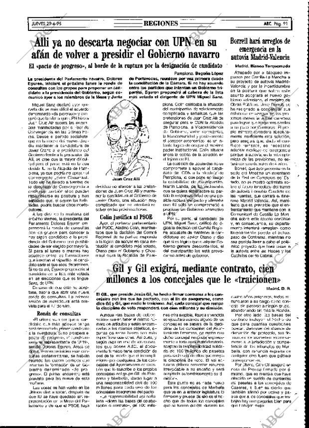 ABC MADRID 29-06-1995 página 91