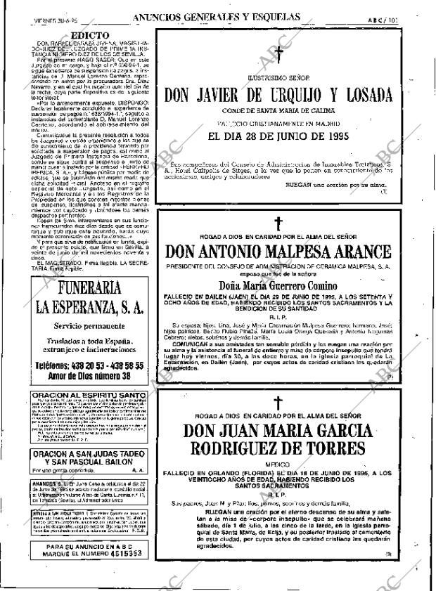ABC SEVILLA 30-06-1995 página 101