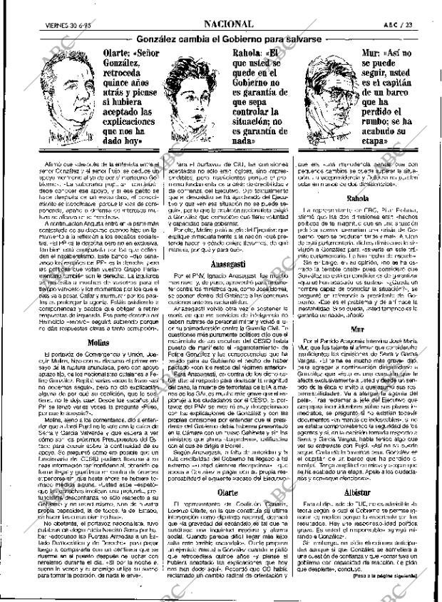 ABC SEVILLA 30-06-1995 página 23