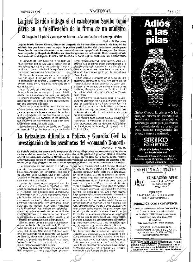 ABC SEVILLA 30-06-1995 página 31