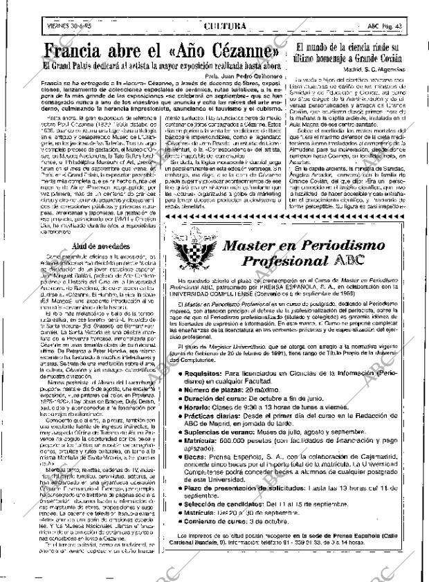 ABC SEVILLA 30-06-1995 página 43