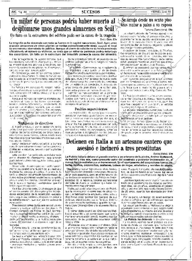 ABC SEVILLA 30-06-1995 página 44