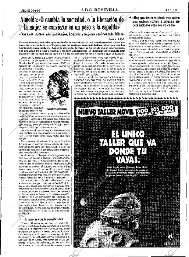 ABC SEVILLA 30-06-1995 página 51