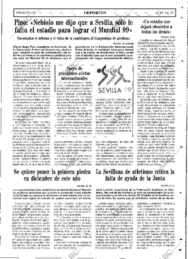 ABC SEVILLA 30-06-1995 página 79