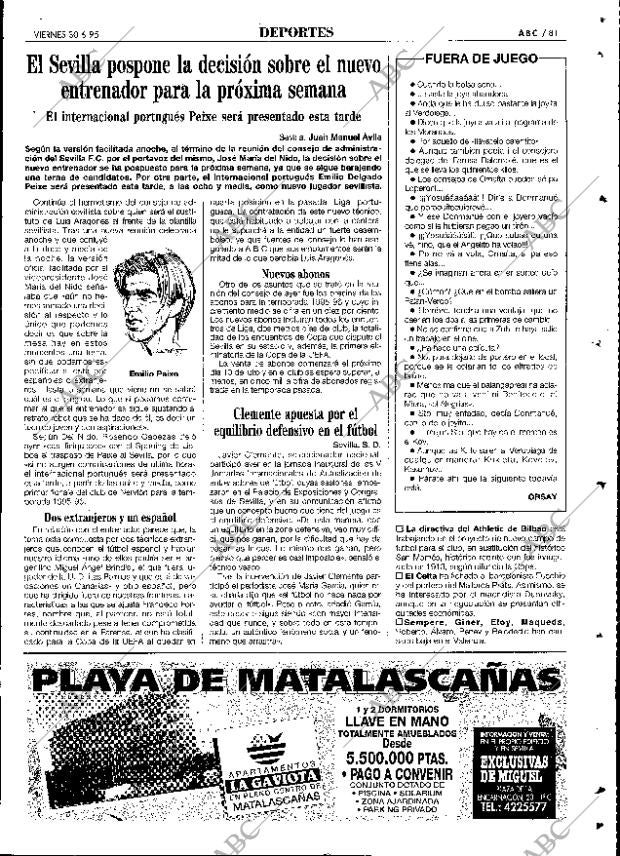 ABC SEVILLA 30-06-1995 página 81