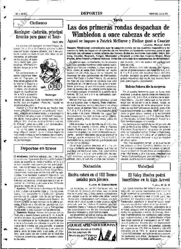 ABC SEVILLA 30-06-1995 página 84