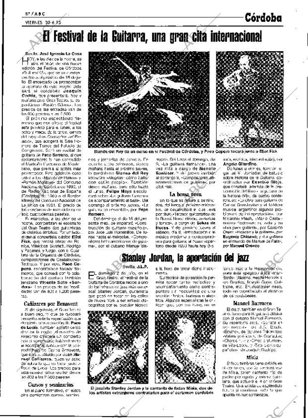 ABC SEVILLA 30-06-1995 página 87