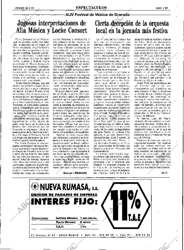 ABC SEVILLA 30-06-1995 página 89