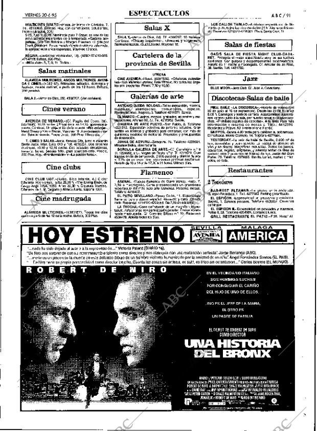 ABC SEVILLA 30-06-1995 página 91