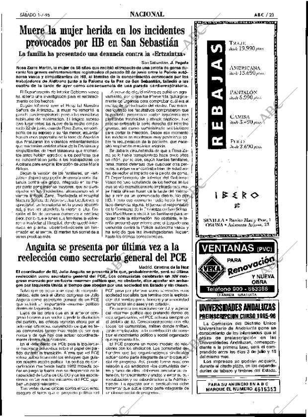 ABC SEVILLA 01-07-1995 página 23