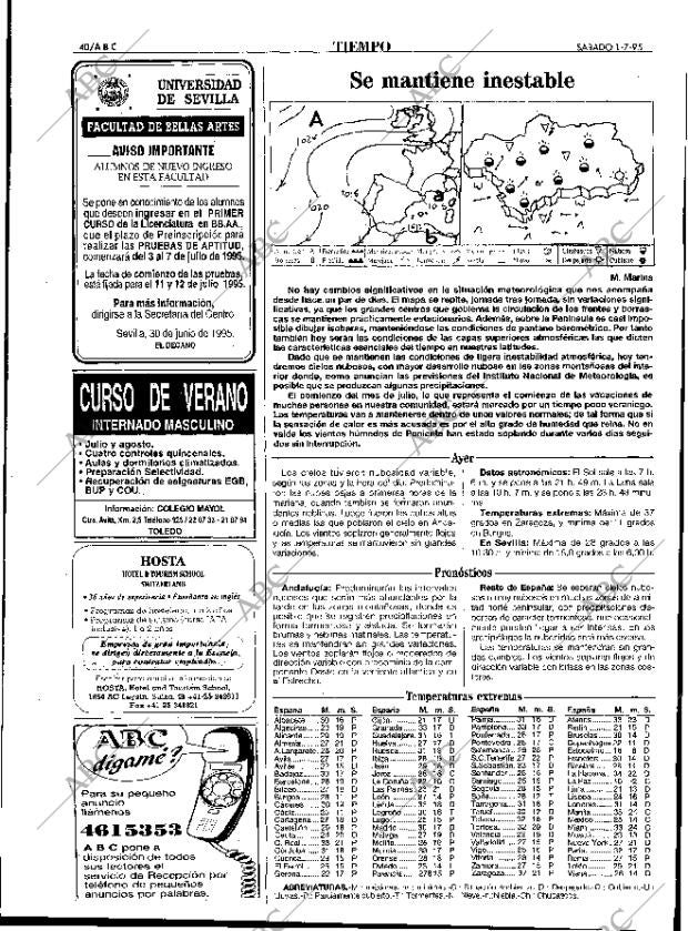 ABC SEVILLA 01-07-1995 página 40