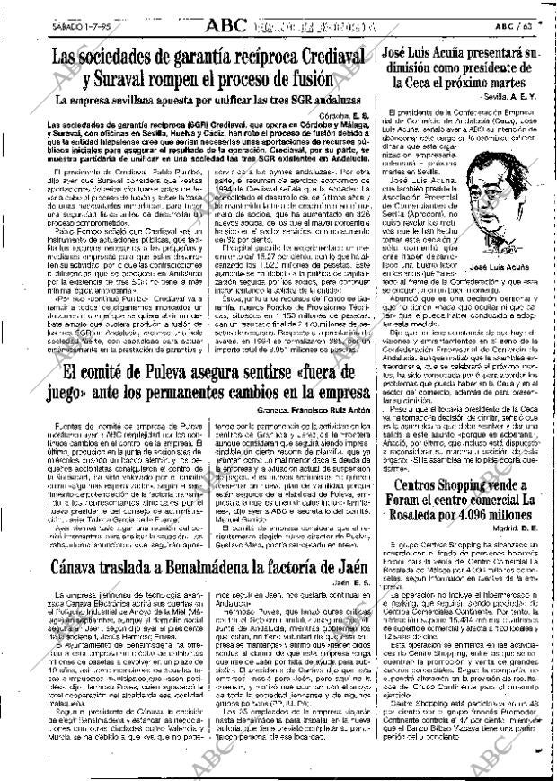 ABC SEVILLA 01-07-1995 página 63