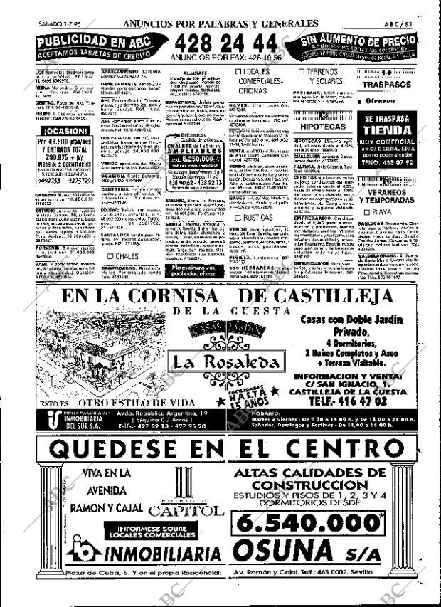 ABC SEVILLA 01-07-1995 página 83