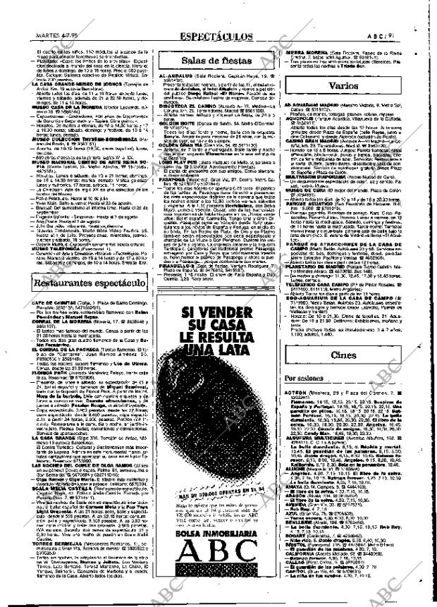 ABC MADRID 04-07-1995 página 91