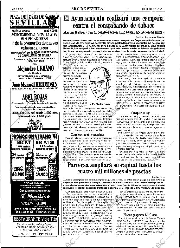 ABC SEVILLA 05-07-1995 página 48
