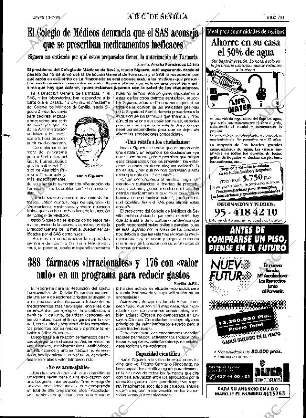 ABC SEVILLA 13-07-1995 página 51