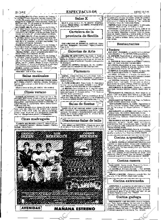 ABC SEVILLA 13-07-1995 página 82