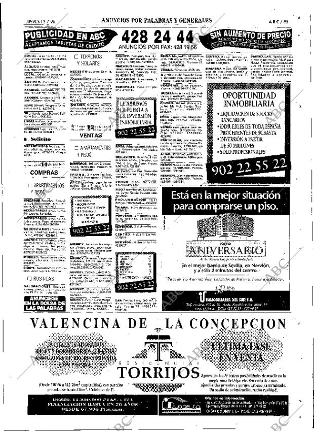 ABC SEVILLA 13-07-1995 página 85