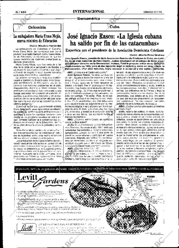 ABC MADRID 15-07-1995 página 32