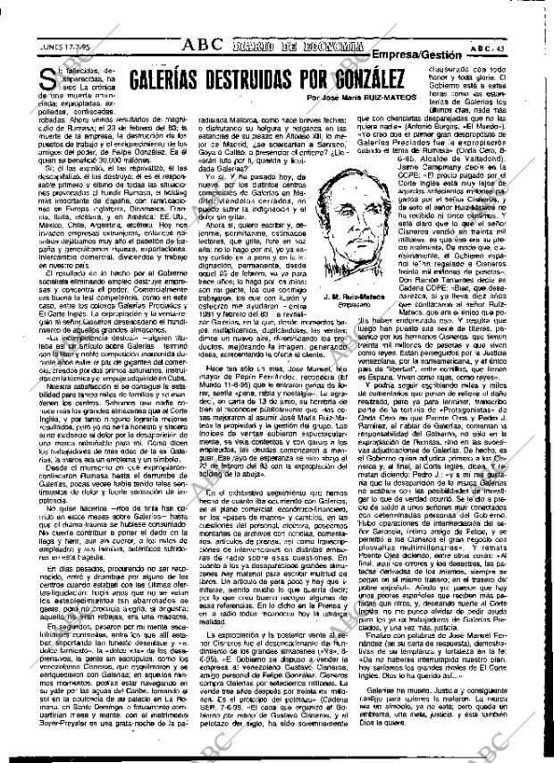ABC MADRID 17-07-1995 página 43