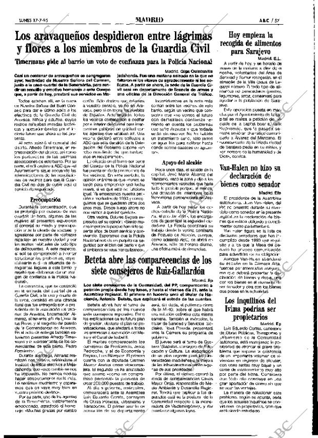 ABC MADRID 17-07-1995 página 57