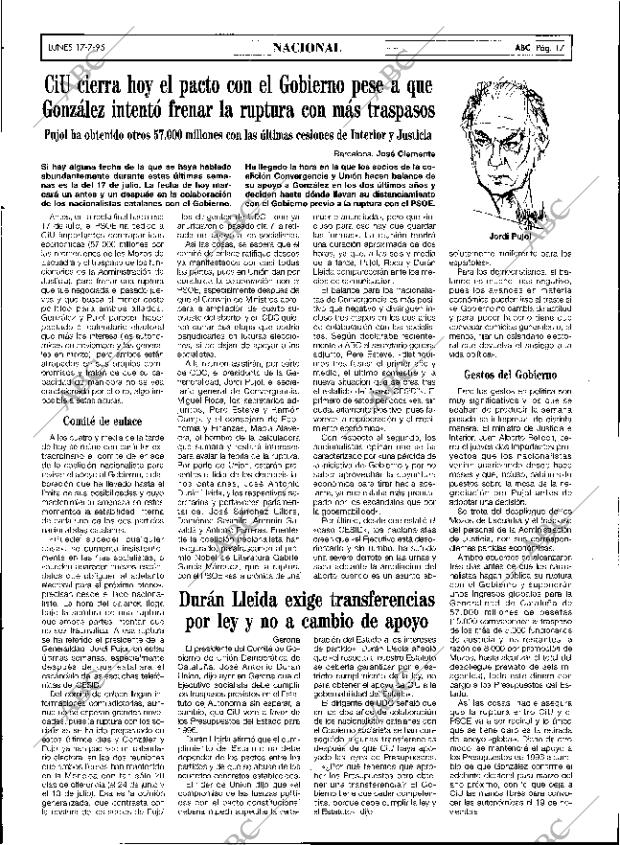 ABC SEVILLA 17-07-1995 página 17