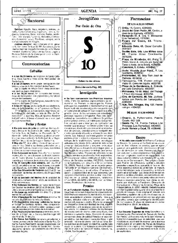 ABC SEVILLA 17-07-1995 página 59