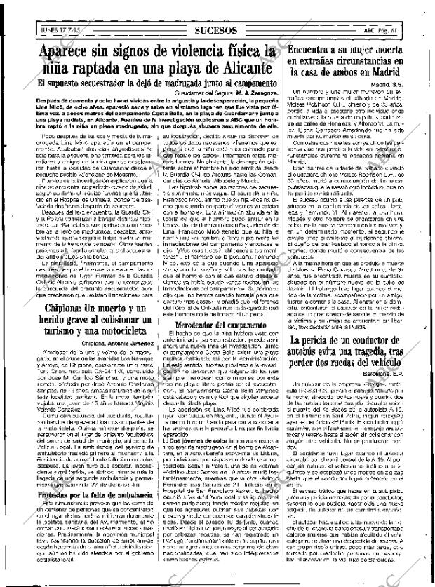 ABC SEVILLA 17-07-1995 página 61