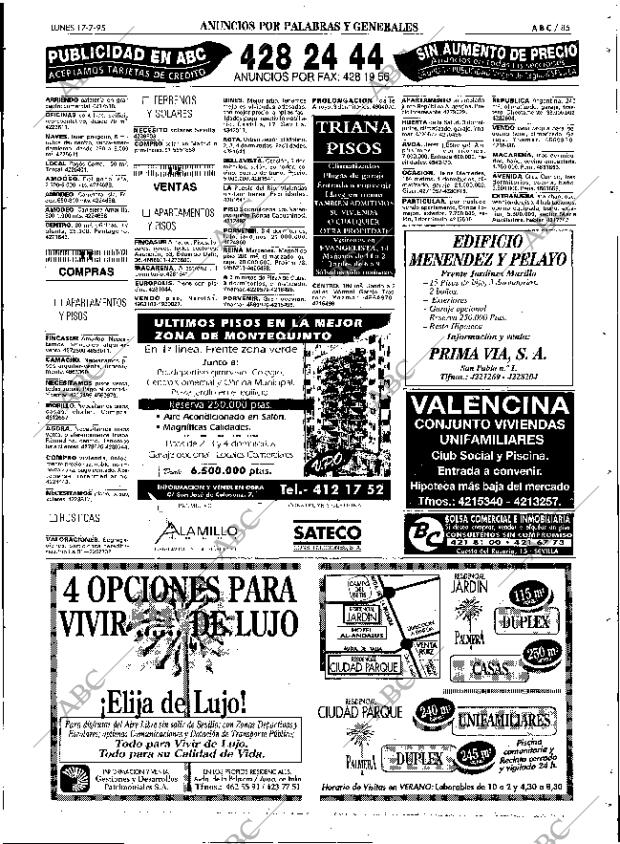 ABC SEVILLA 17-07-1995 página 85