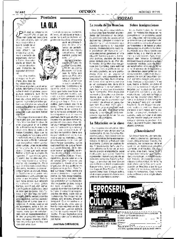 ABC SEVILLA 19-07-1995 página 18