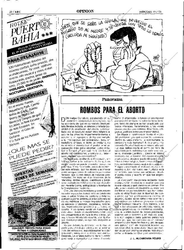 ABC SEVILLA 19-07-1995 página 20