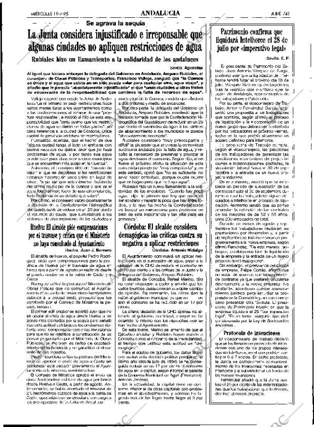 ABC SEVILLA 19-07-1995 página 41