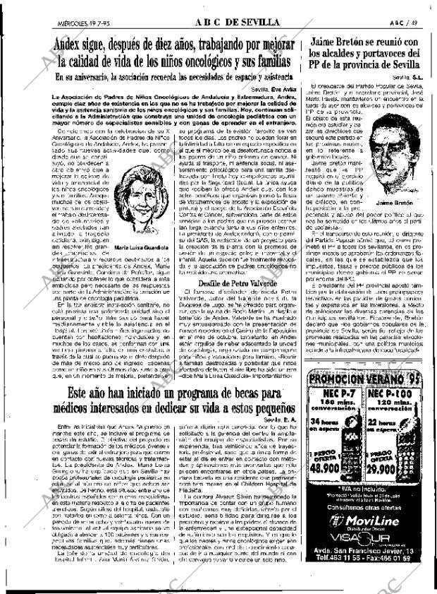 ABC SEVILLA 19-07-1995 página 49