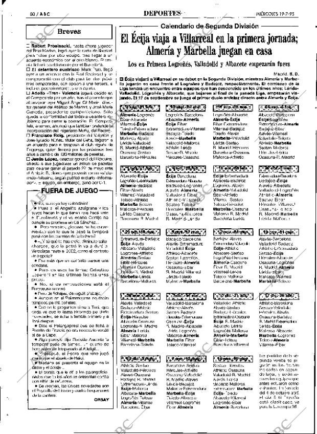 ABC SEVILLA 19-07-1995 página 80
