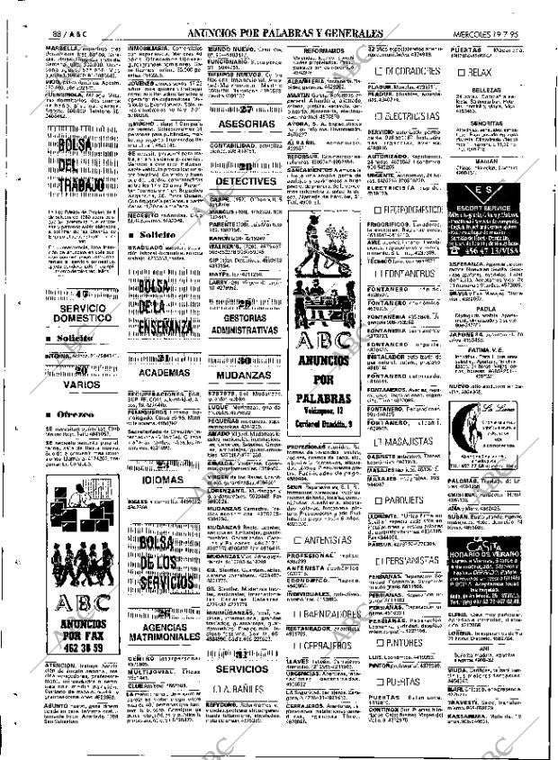 ABC SEVILLA 19-07-1995 página 88