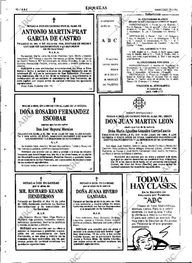 ABC SEVILLA 19-07-1995 página 90