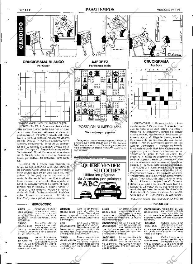 ABC SEVILLA 19-07-1995 página 92