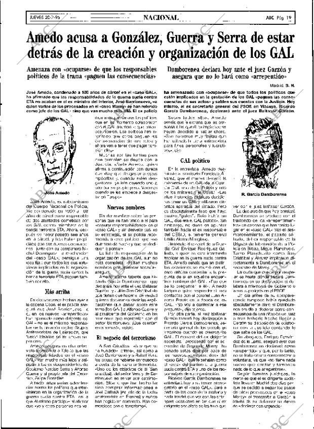 ABC SEVILLA 20-07-1995 página 19