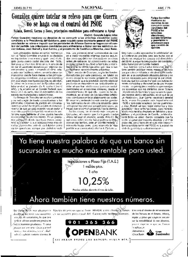 ABC SEVILLA 20-07-1995 página 23