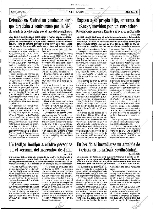 ABC SEVILLA 20-07-1995 página 37
