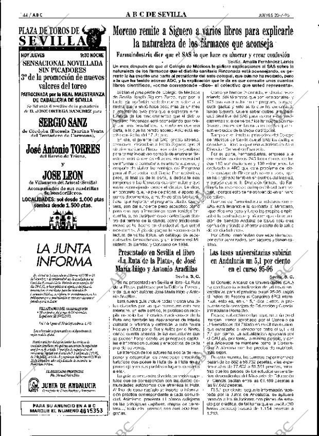 ABC SEVILLA 20-07-1995 página 44