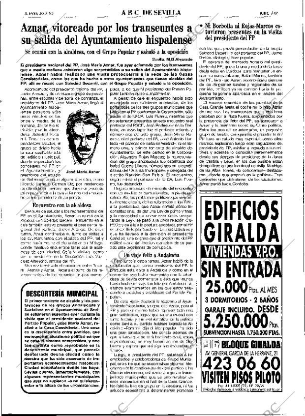 ABC SEVILLA 20-07-1995 página 47